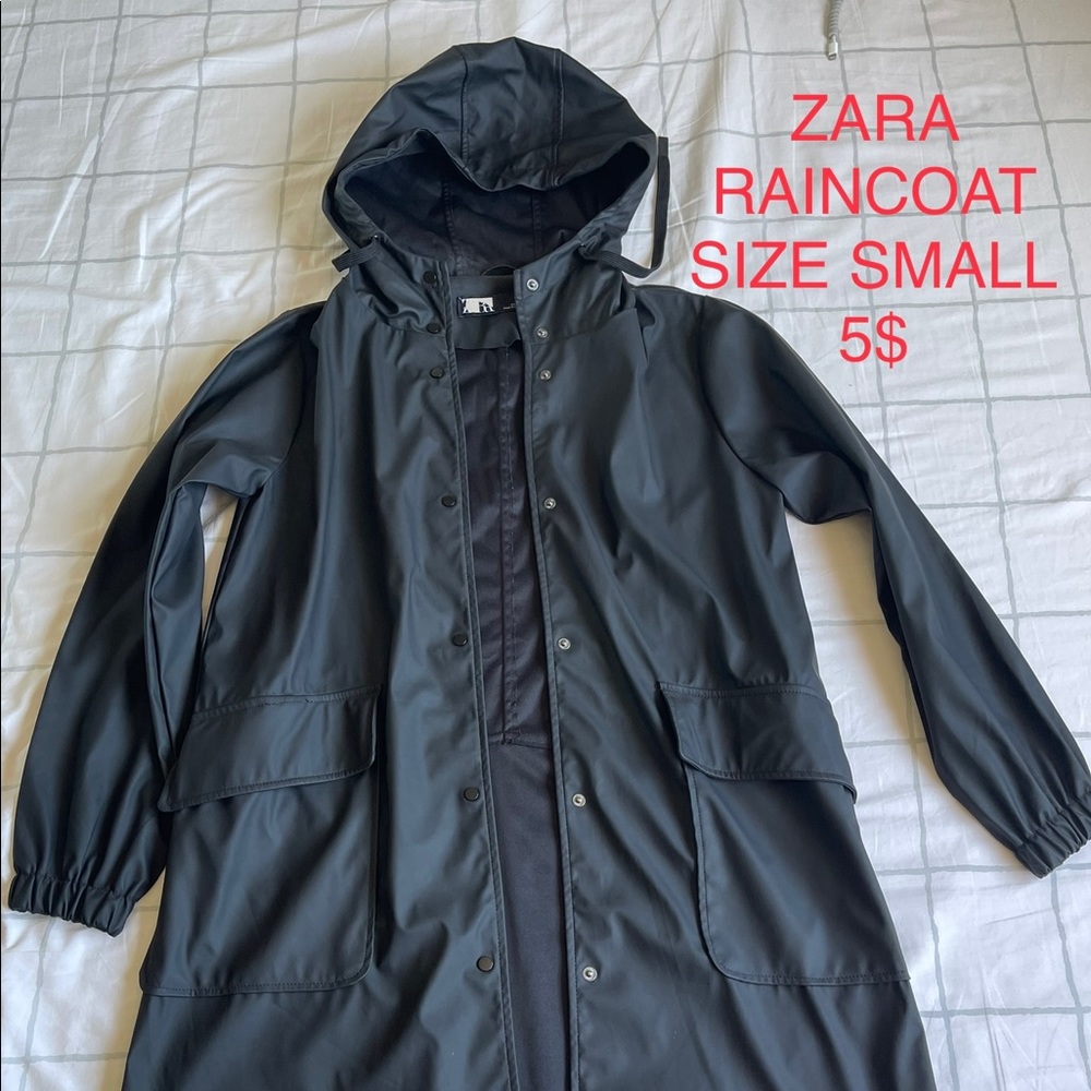 Zara long raincoat